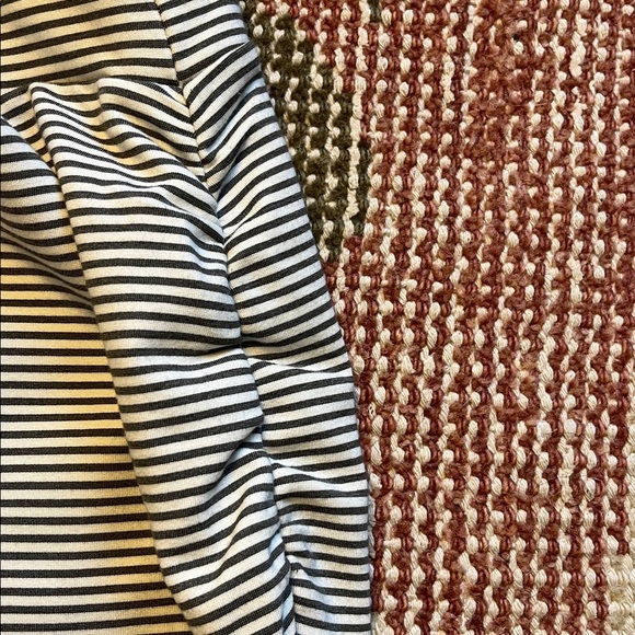 Carve Design Elastic Waist Green and white Striped Skirt Size XS - Picture 5 of 7